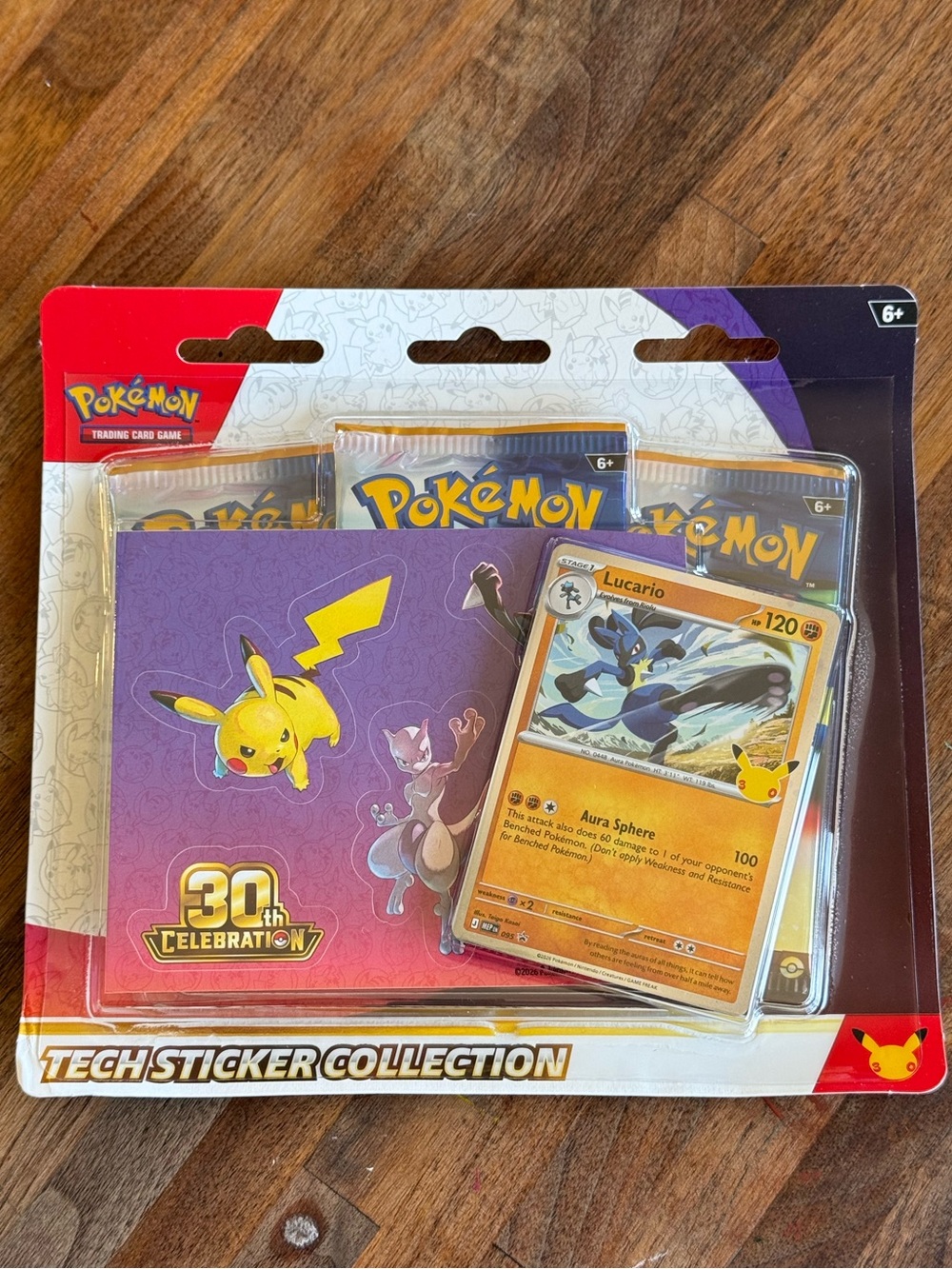 Pokémon 30th Anniversary Teck Sticker Pack